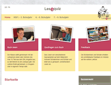 Tablet Screenshot of lesequiz.ch
